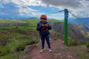 From Cusco: Sacred Valley Half-Day Zip-Line Tour