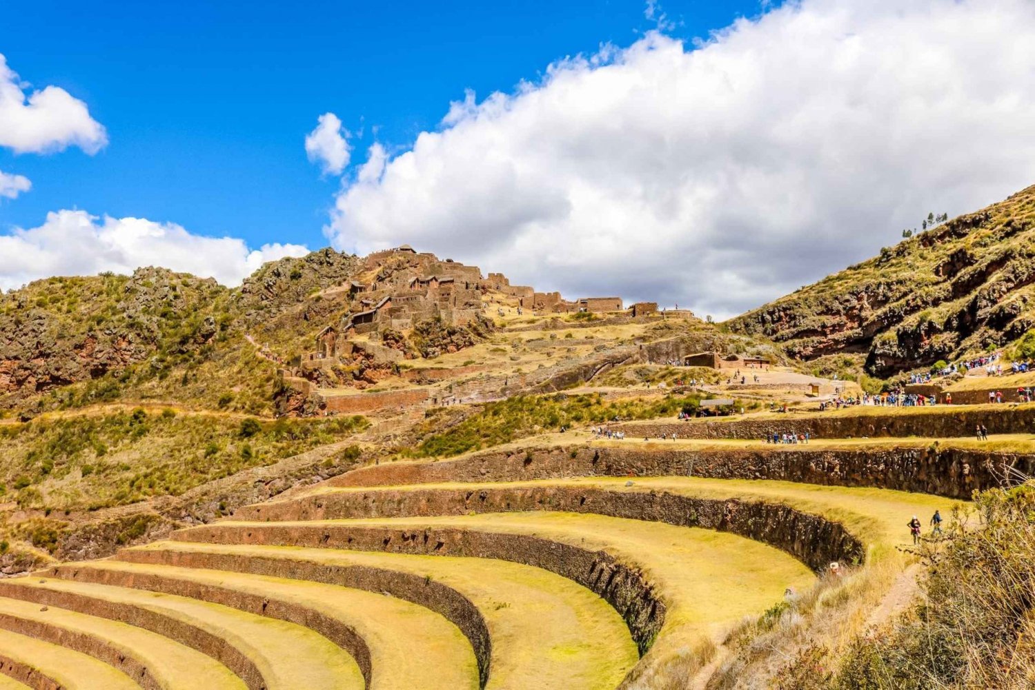Vanuit Cusco: Heilige Vallei Tour met Pisac en Ollantaytambo