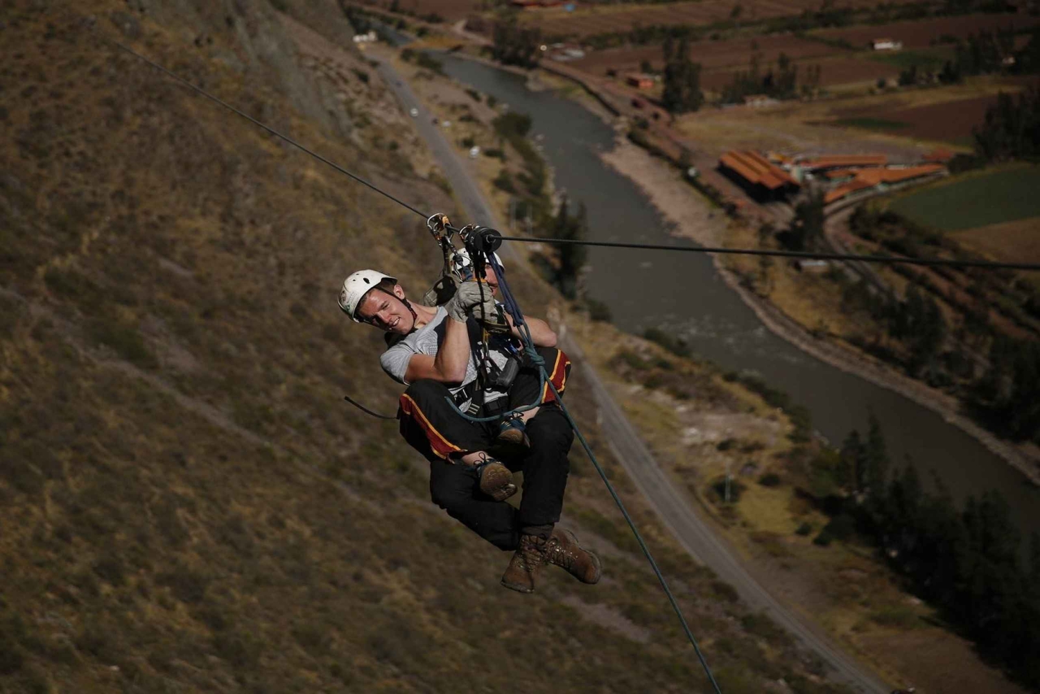 From Cusco: Via Ferrata & Zip Line with lunch