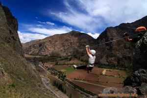 From Cusco: Via Ferrata & Zip Line with lunch