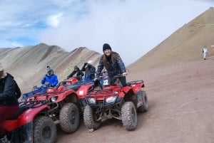 From Cusco: Vinicunca Rainbow Mountain ATV Tour with Meals