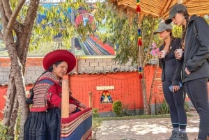 Von Cuzco: Tour ins Heilige Tal mit Webworkshop & Mittagessen