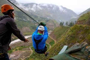 Depuis Cuzco : Tyrolienne dans la Vallée Sacrée