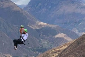 Depuis Cuzco : Tyrolienne dans la Vallée Sacrée