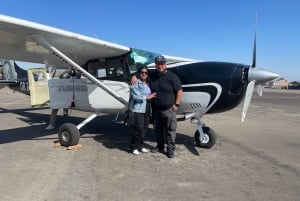 Från Huacachina: 1-dagars utflykt med flyg över Nazcalelinjerna