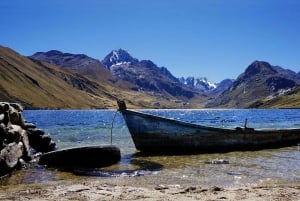 Fra Huaraz ||Chavin de huantar/museum/querococha-lagunen