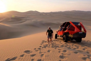 From Ica or Huacachina: Sunset dune buggy & sandboarding