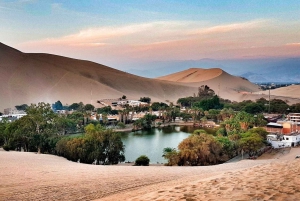 From Ica or Huacachina: Sunset dune buggy & sandboarding
