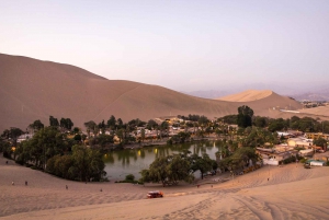 Z Huacachina: Sandboarding na pustyni Ica o zachodzie słońca