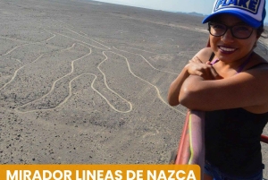 From Lima: 2 Days Nazca Lines, Paracas Ica Huacachina