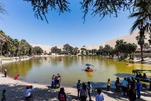 From Lima: Ballestas Islands, Huacachina Oasis & Winery Tour