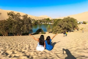 From Lima: Full day Ballestas Islands + Tubing in Huacachina + Sandboarding
