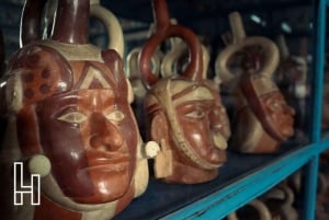 Vanuit Lima: Pachacamac Inka piramides & Larco Museum Tour