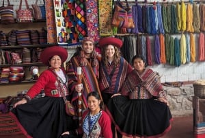 Fra Ollantaytambo: Moray, saltminer, Chinchero slut i Cusco