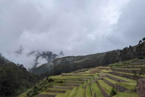 Fra Ollantaytambo: Moray, saltminer, Chinchero slut i Cusco