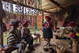 Fra Ollantaytambo: Moray, saltminer, Chinchero slut i Cusco