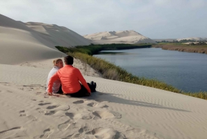 Fra Paracas: Mini buggy-tur og sandboarding ved Oasis