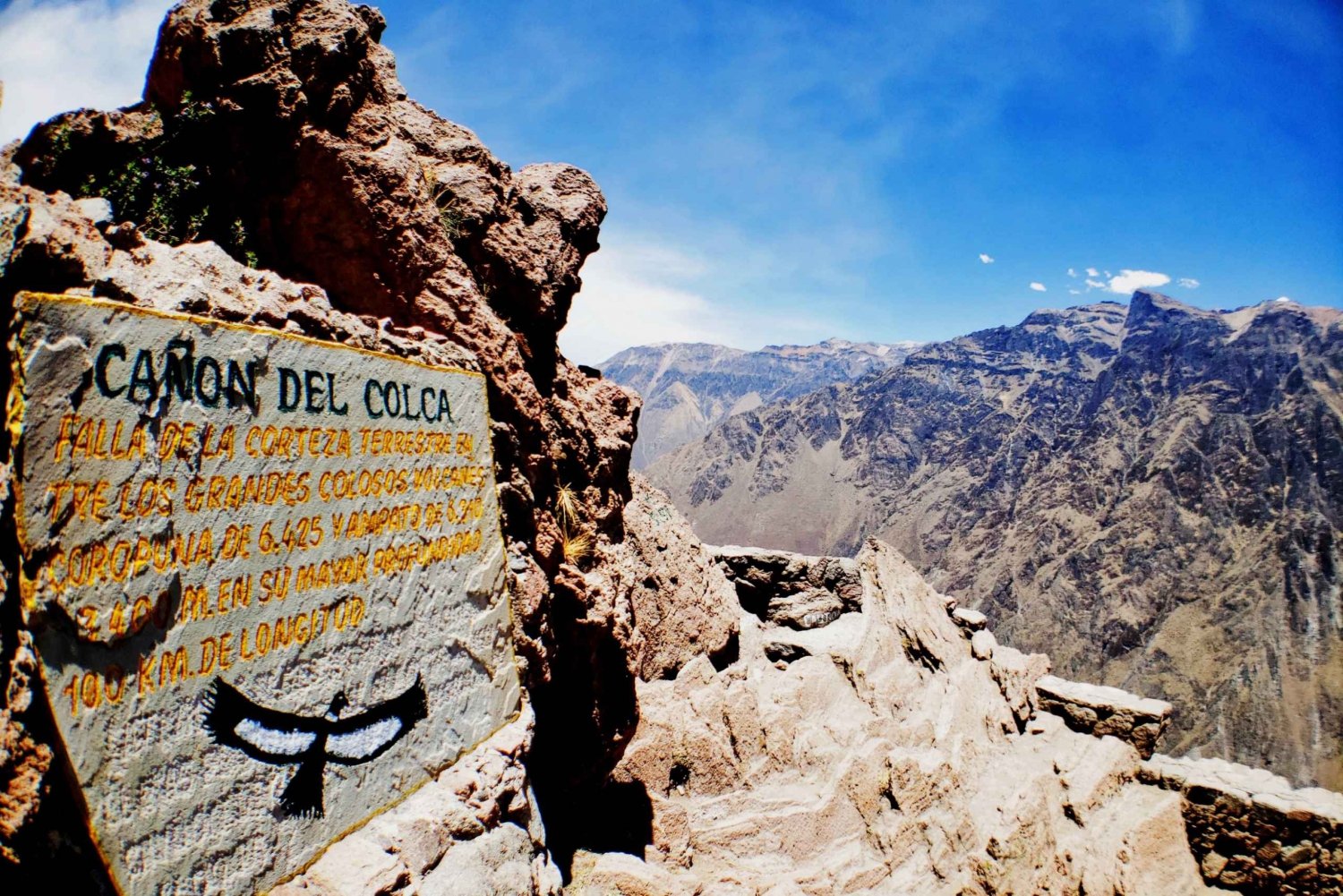 Punosta: 2 päivän Colca Canyon Tour Arequipaan
