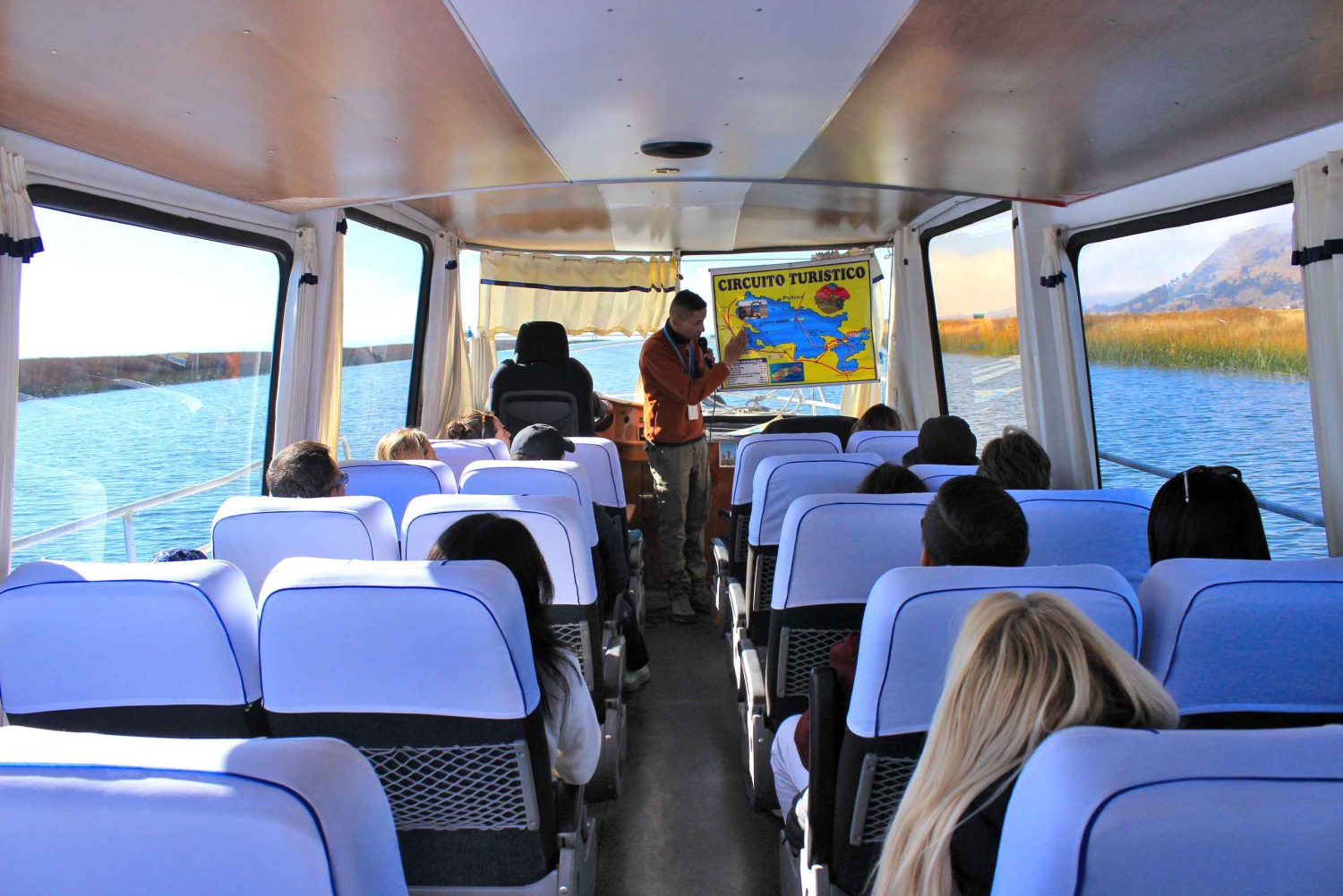 From Puno: 2-day Uros, Amantani, and Taquile tour with a folk show