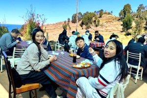 From Puno: 2-day Uros, Amantani, and Taquile tour with a folk show