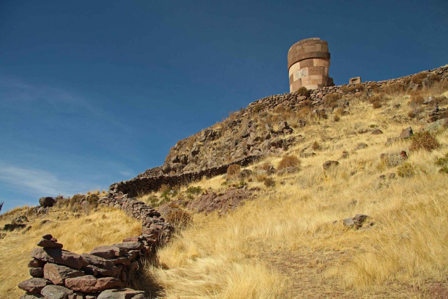 De Puno: 4h de viagem até Sillustani