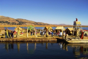 From Puno: Floating Islands of the Uros Half-Day Tour