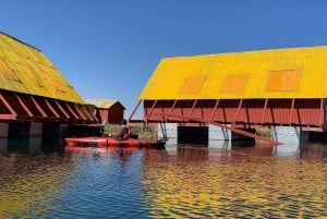 From Puno: Half-Day Kayak on Uros Floating Islands