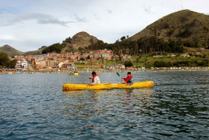 From Puno: Half-Day Kayak on Uros Floating Islands