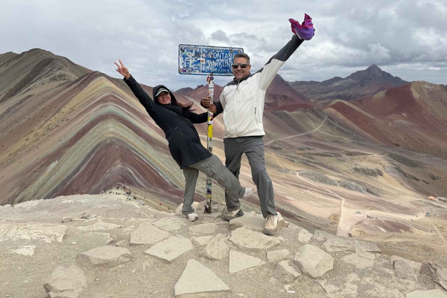 Tour Montanha das Cores Dia Inteiro Rota curta de 45 minutos de caminhada