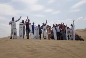 Lima: Paracas & Huacachina Oasis dagsutflykt med vin och sanddyner