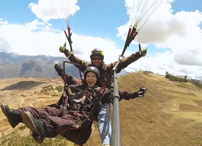Hang-gliding and paragliding -Urubamba Valley