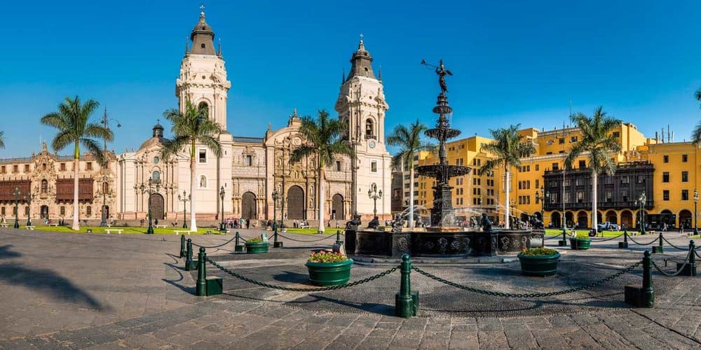 Historic Center Of Lima In Peru