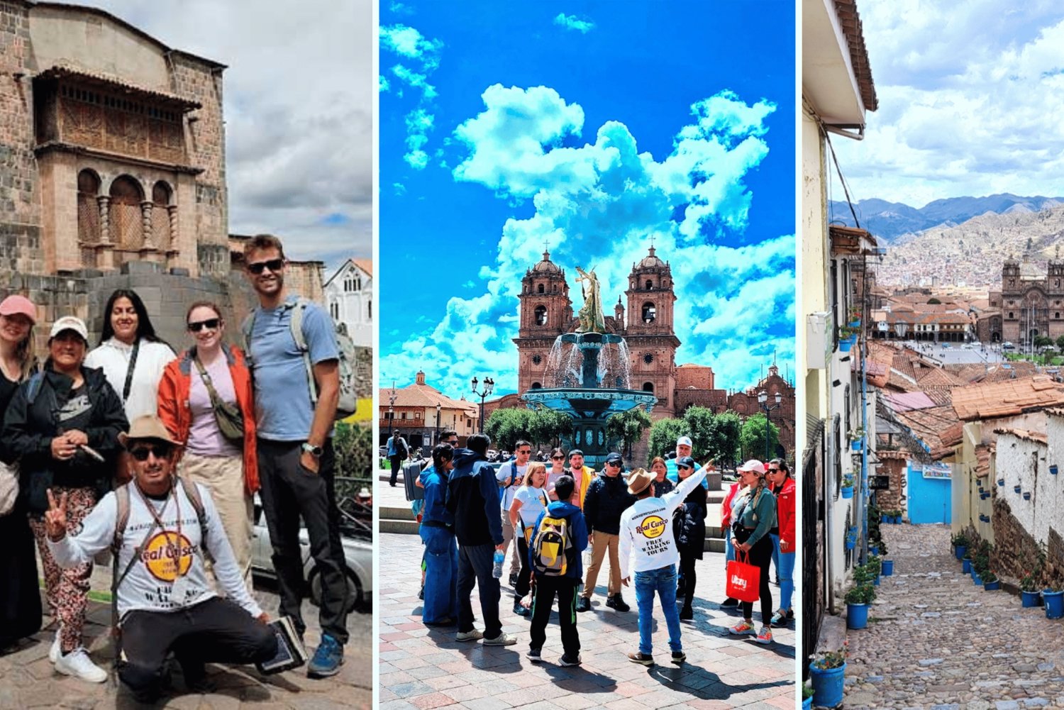 Historia/musik Cusco FreeWalkingTour 'gratis dryck' Gruppresa