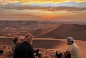 Huacachina Desert Buggy, solnedgång och sandboarding Tour