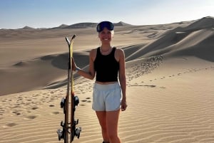 Huacachina Desert Buggy, solnedgång och sandboarding Tour