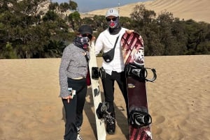 Huacachina Desert Buggy, solnedgång och sandboarding Tour