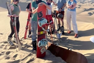 Huacachina Desert Buggy, solnedgång och sandboarding Tour