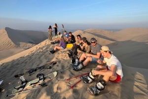 Huacachina Desert Buggy, solnedgång och sandboarding Tour