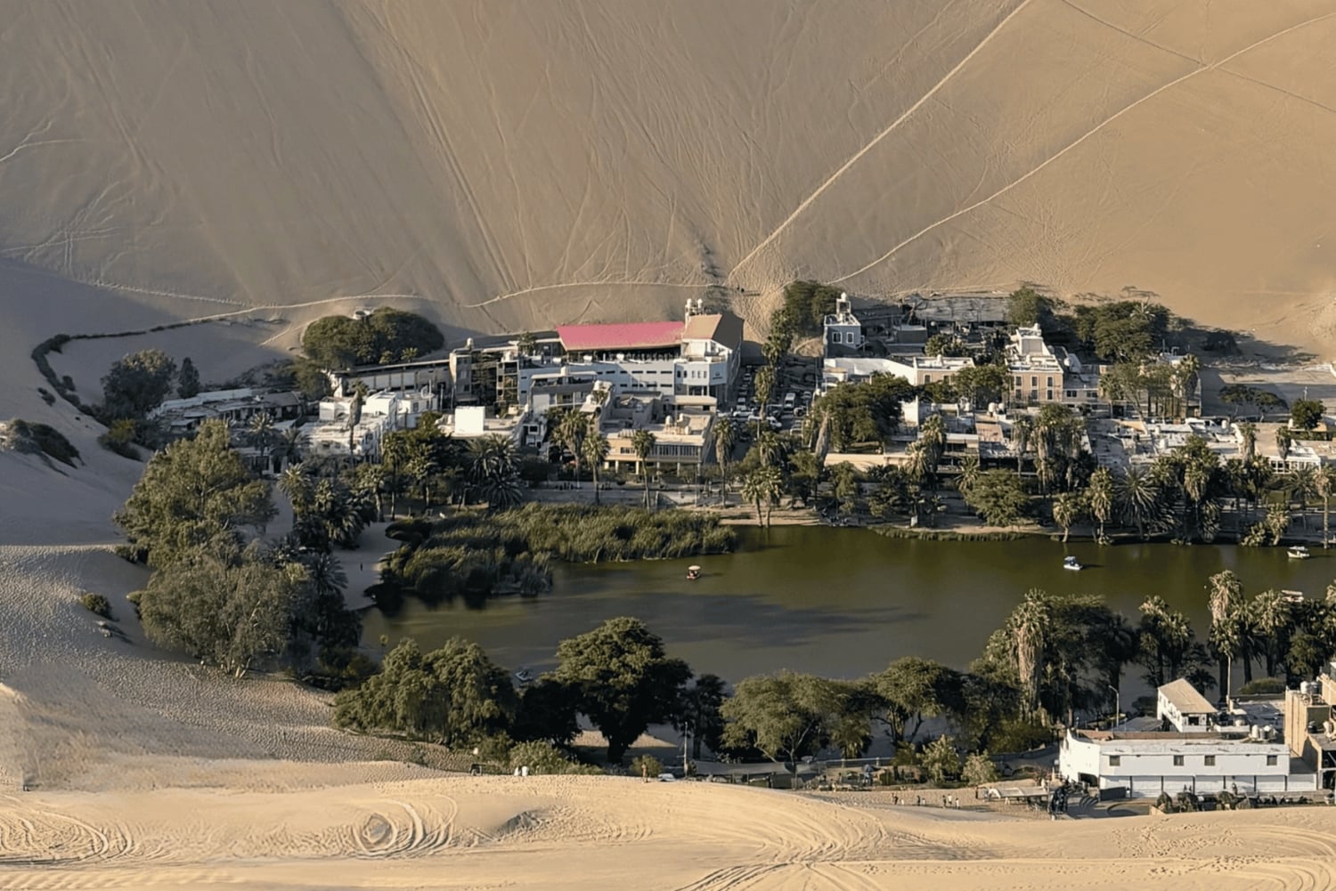 Huacachina: Paragliding over the Peruvian desert
