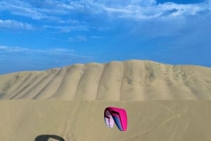 Huacachina: Paragliding over the Peruvian desert