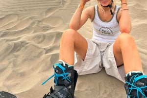 Huacachina: Lainelautailua|Lumilautailua Auringonlasku Videot Drone Buggy 4x4