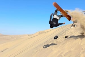 Huacachina: Lainelautailua|Lumilautailua Auringonlasku Videot Drone Buggy 4x4