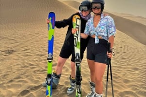 Huacachina: Lainelautailua|Lumilautailua Auringonlasku Videot Drone Buggy 4x4