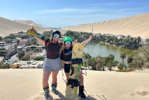 Huacachina: Lainelautailua|Lumilautailua Auringonlasku Videot Drone Buggy 4x4