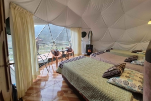 Humantay Lagoon Hike with Real Luxury Domes with Alpacas