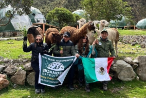 Humantay Lagoon Hike with Real Luxury Domes with Alpacas