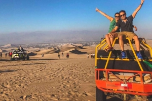 Huacachinasta: Auringonlaskun dune buggy ja sandboarding