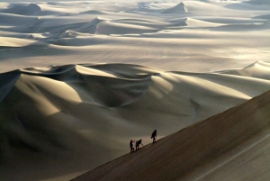Huacachinasta: Auringonlaskun dune buggy ja sandboarding