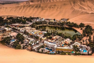 Huacachinasta: Auringonlaskun dune buggy ja sandboarding