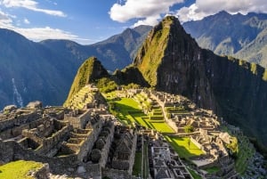 Inca citadel and Machu Picchu Mountain